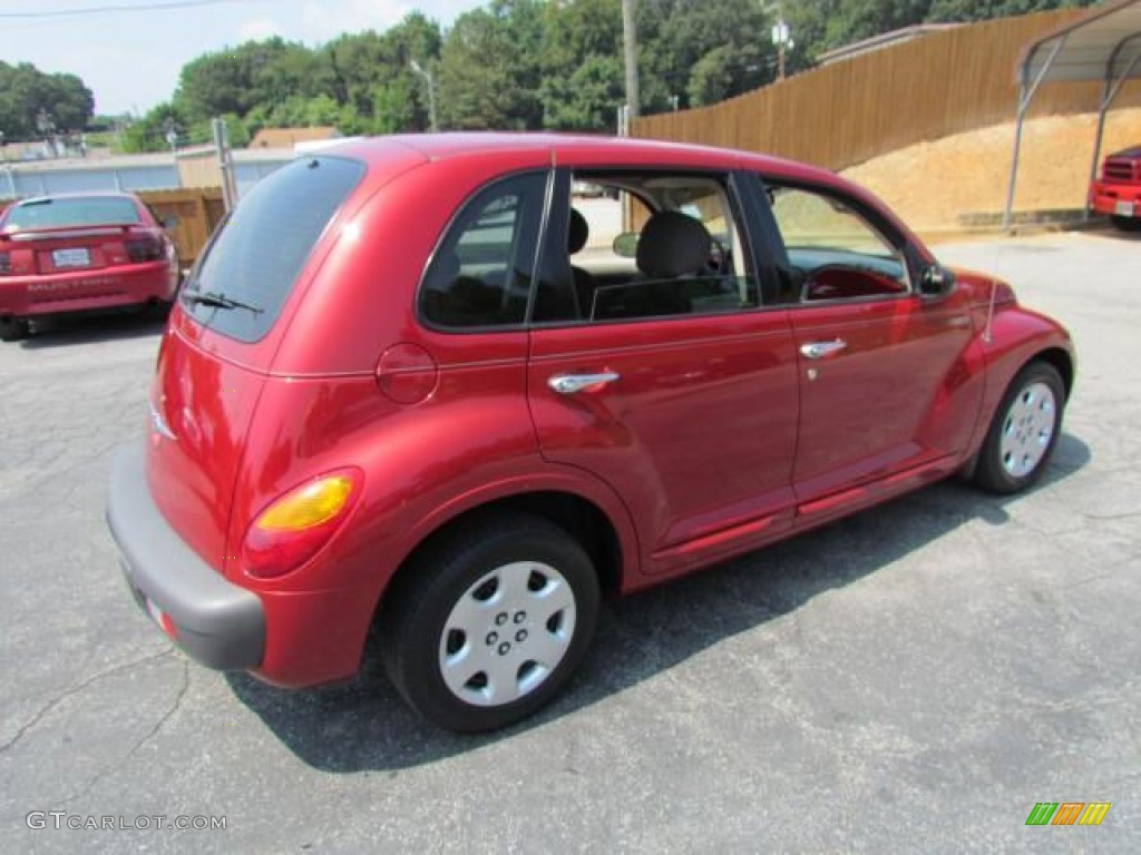 2003 PT Cruiser  - Inferno Red Pearl / Taupe/Pearl Beige photo #4