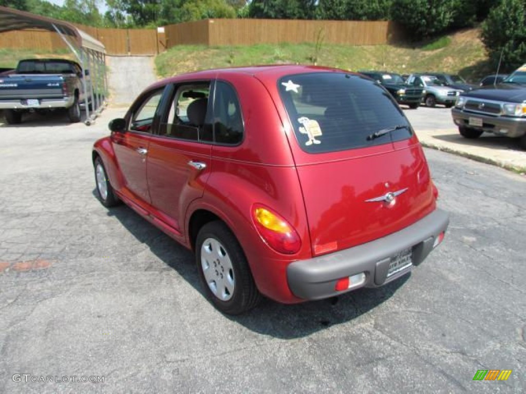 2003 PT Cruiser  - Inferno Red Pearl / Taupe/Pearl Beige photo #7