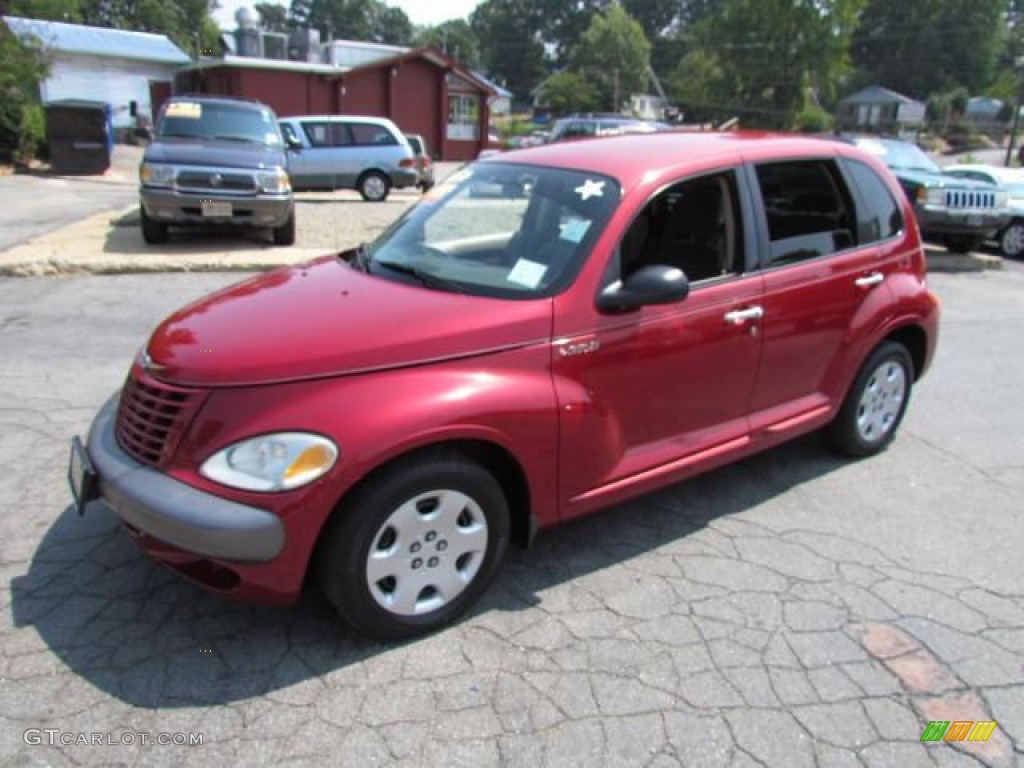 2003 PT Cruiser  - Inferno Red Pearl / Taupe/Pearl Beige photo #10