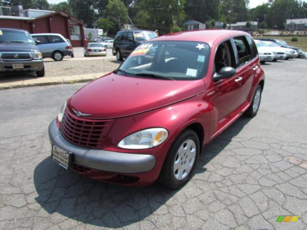 2003 PT Cruiser  - Inferno Red Pearl / Taupe/Pearl Beige photo #11