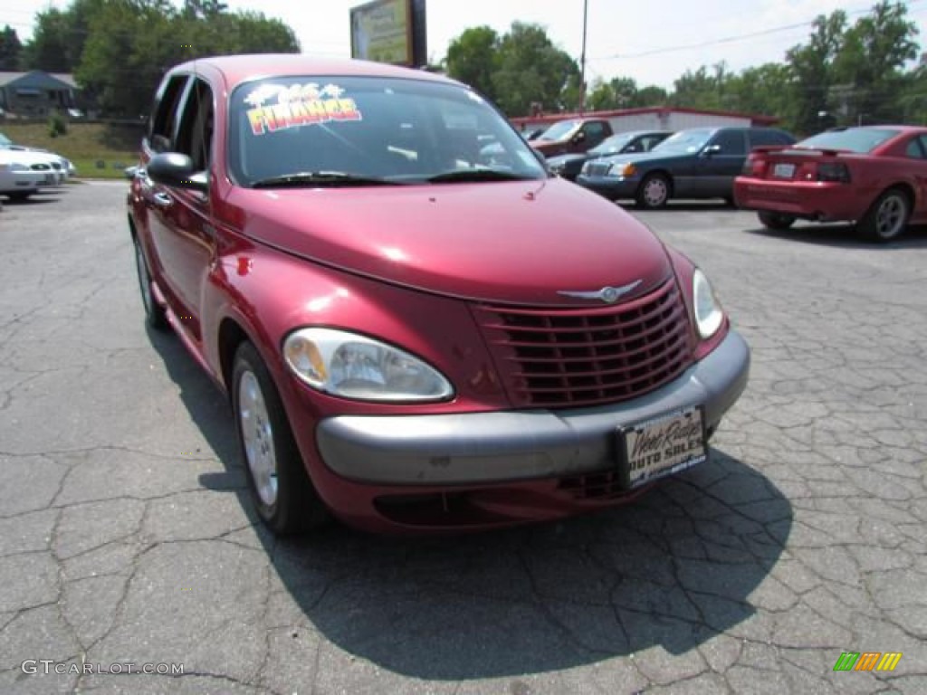 2003 PT Cruiser  - Inferno Red Pearl / Taupe/Pearl Beige photo #12