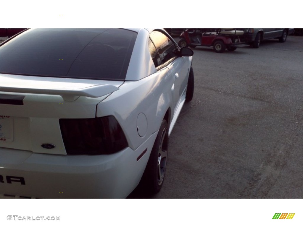 2001 Mustang Cobra Coupe - Oxford White / Dark Charcoal photo #7