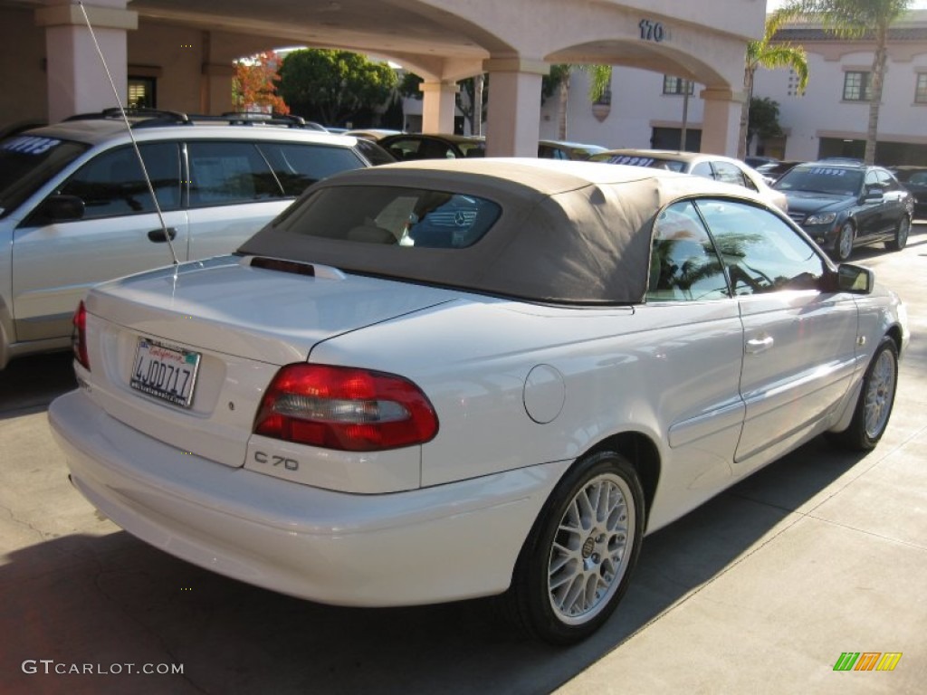 1999 C70 LT Convertible - White / Beige photo #2