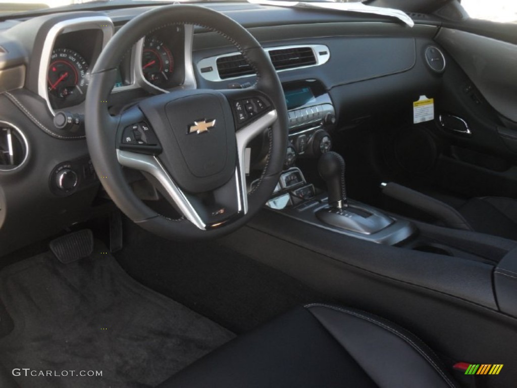 Black Interior 2012 Chevrolet Camaro Ss Rs Coupe Photo