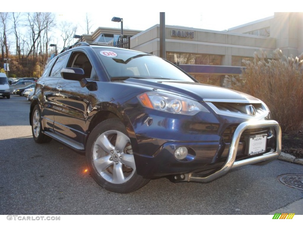 2008 RDX Technology - Royal Blue Pearl / Ebony photo #1