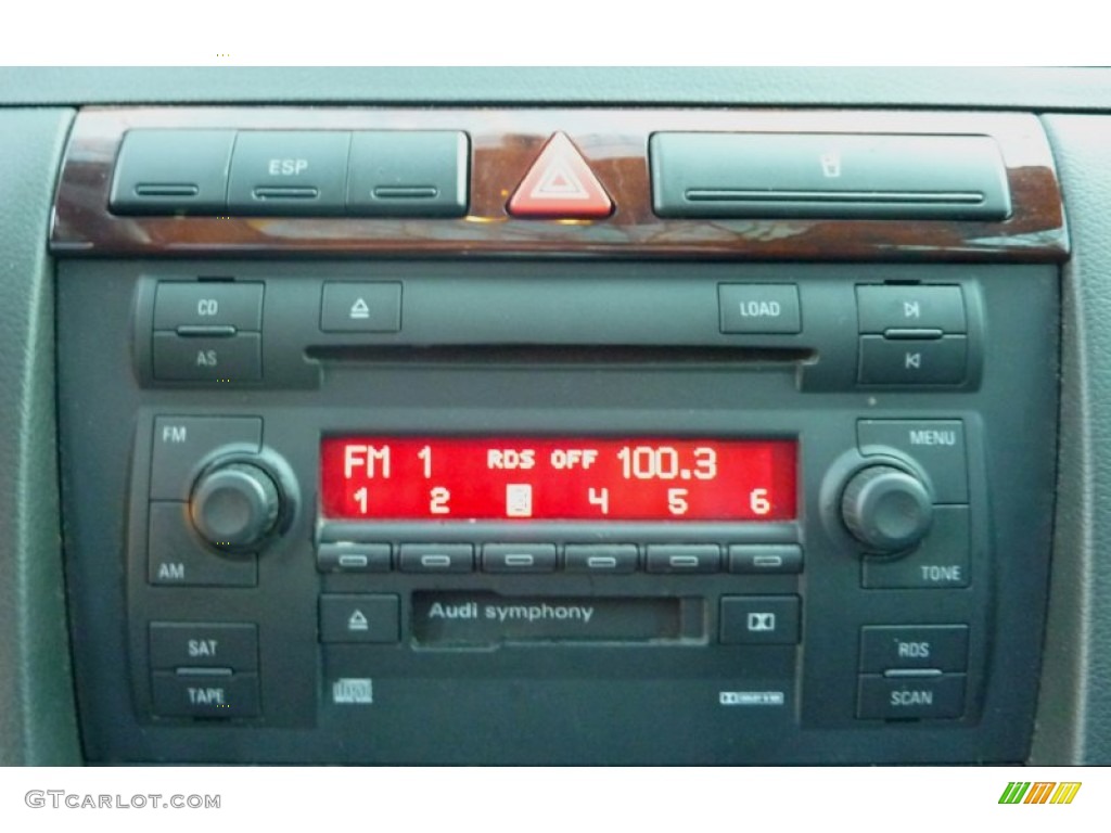 2004 Audi A6 2.7T quattro Sedan Audio System Photo #57633487