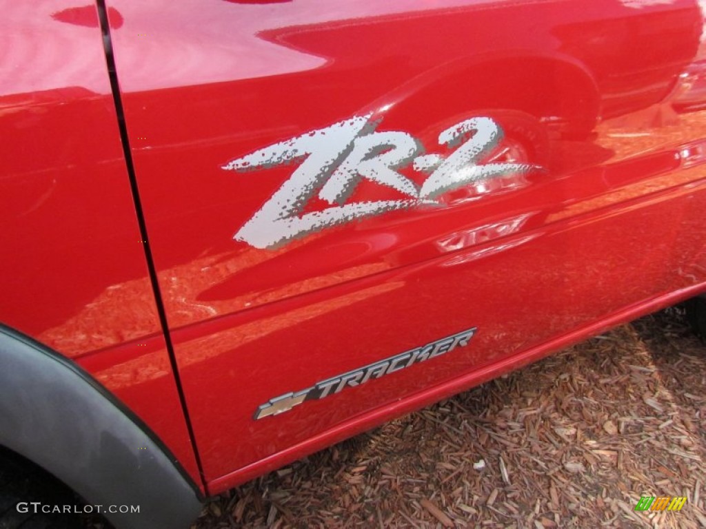 2001 Tracker ZR2 Soft Top 4WD - Wildfire Red / Medium Gray photo #9