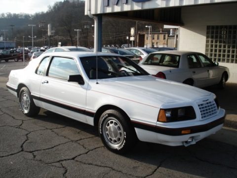 1986 Ford Thunderbird Turbo Coupe Data, Info and Specs