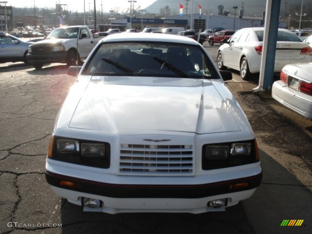 1986 Thunderbird Turbo Coupe - Oxford White / Gray photo #3
