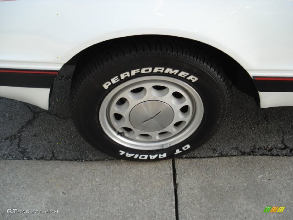 1986 Thunderbird Turbo Coupe - Oxford White / Gray photo #11