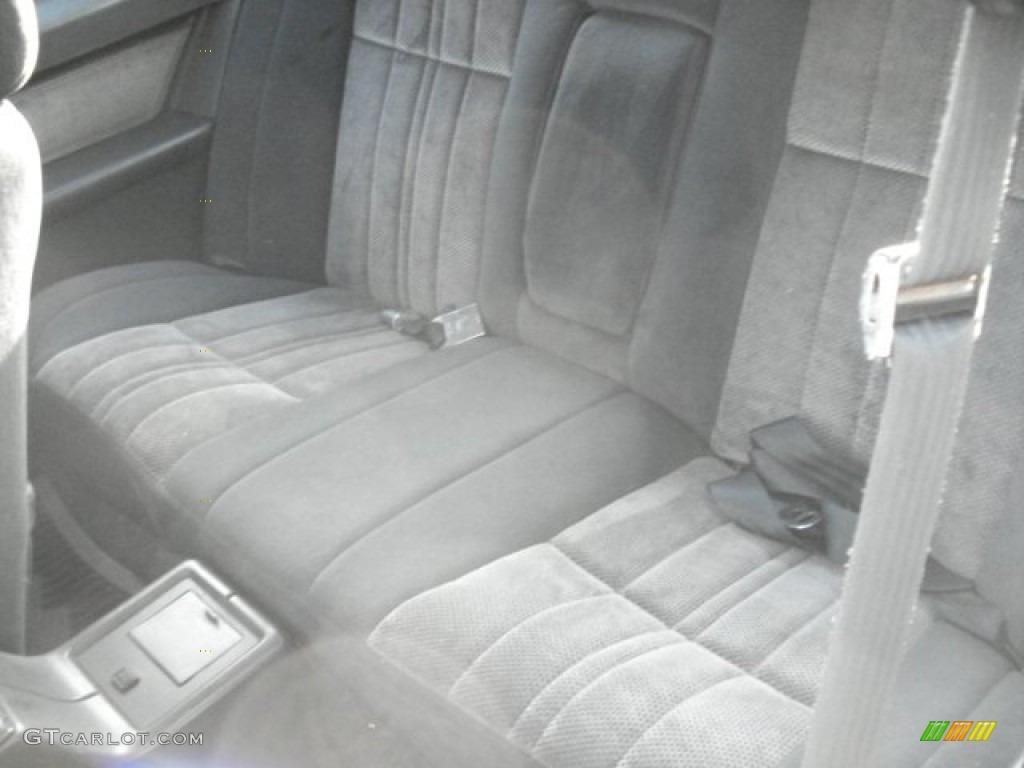 Gray Interior 1986 Ford Thunderbird Turbo Coupe Photo #57635203