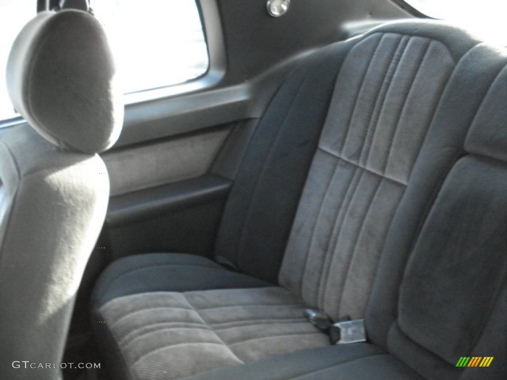 Gray Interior 1986 Ford Thunderbird Turbo Coupe Photo #57635212