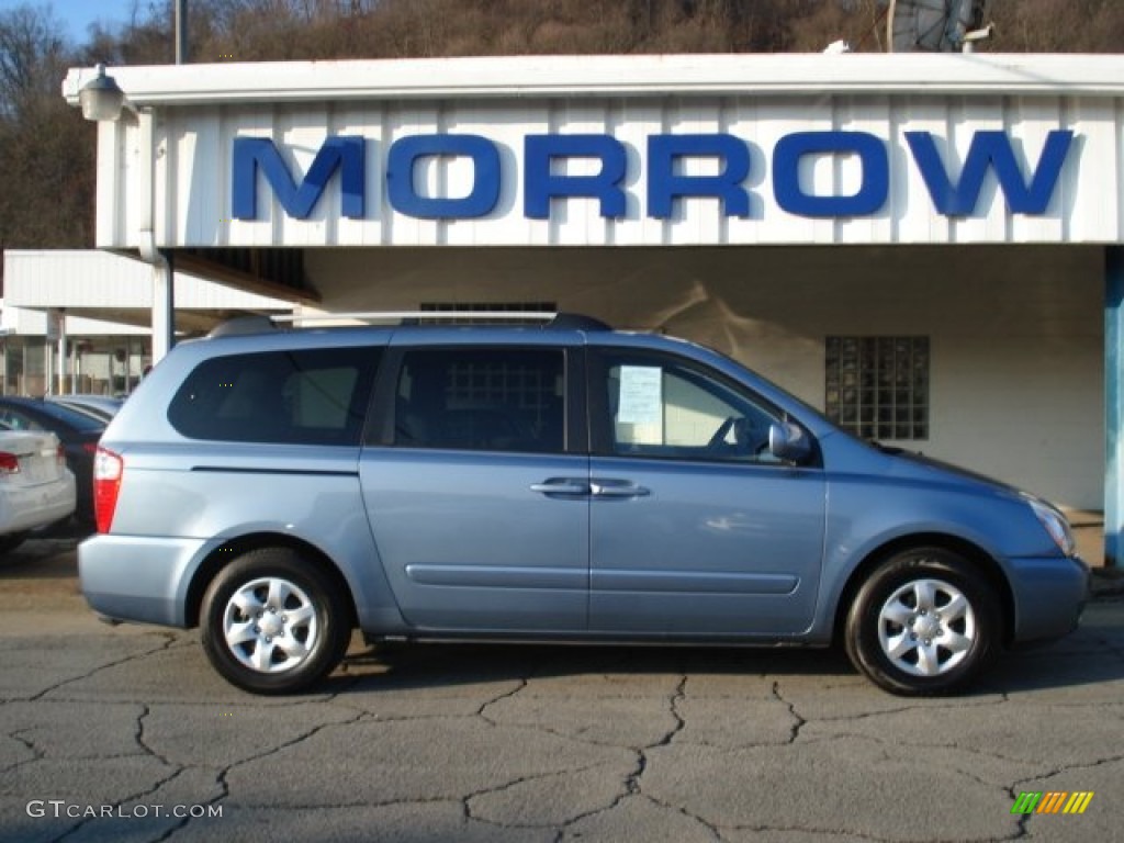 2008 Sedona LX - Glacier Blue Metallic / Gray photo #1