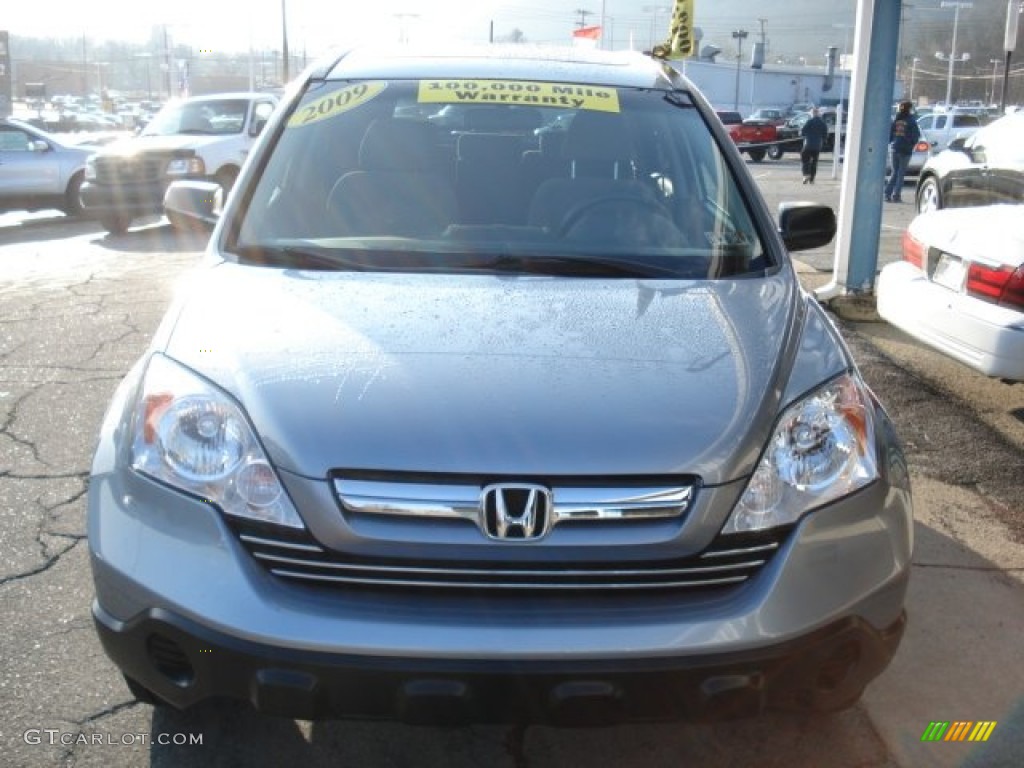 2009 CR-V EX 4WD - Glacier Blue Metallic / Gray photo #3