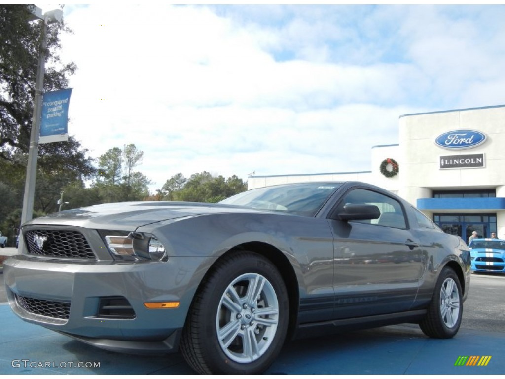 2012 Mustang V6 Coupe - Sterling Gray Metallic / Charcoal Black photo #1