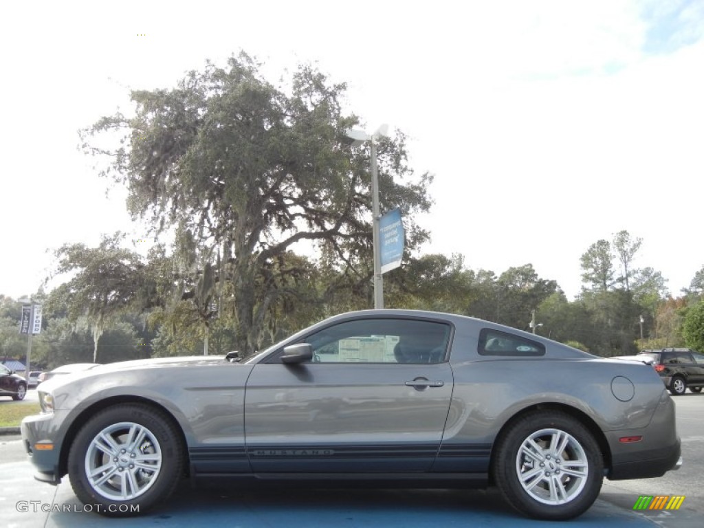 2012 Mustang V6 Coupe - Sterling Gray Metallic / Charcoal Black photo #2