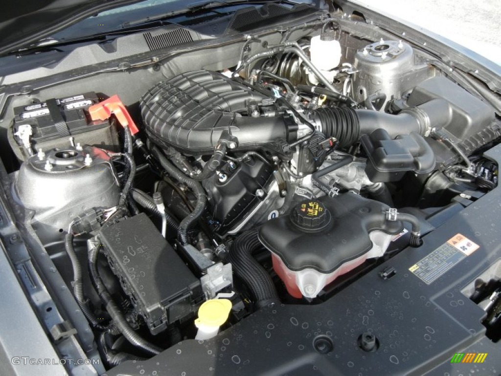 2012 Ford Mustang V6 Coupe 3.7 Liter DOHC 24-Valve Ti-VCT V6 Engine Photo #57636991