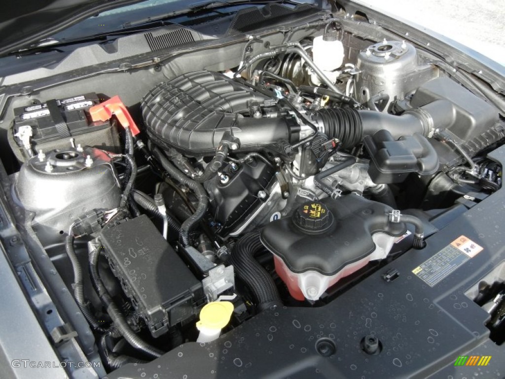 2012 Mustang V6 Coupe - Sterling Gray Metallic / Charcoal Black photo #11