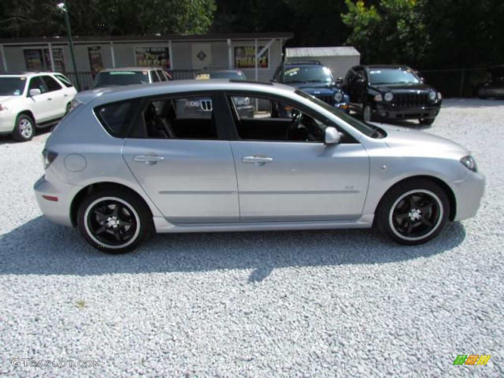 Sunlight Silver Metallic 2007 Mazda MAZDA3 s Grand Touring Hatchback Exterior Photo #57637279