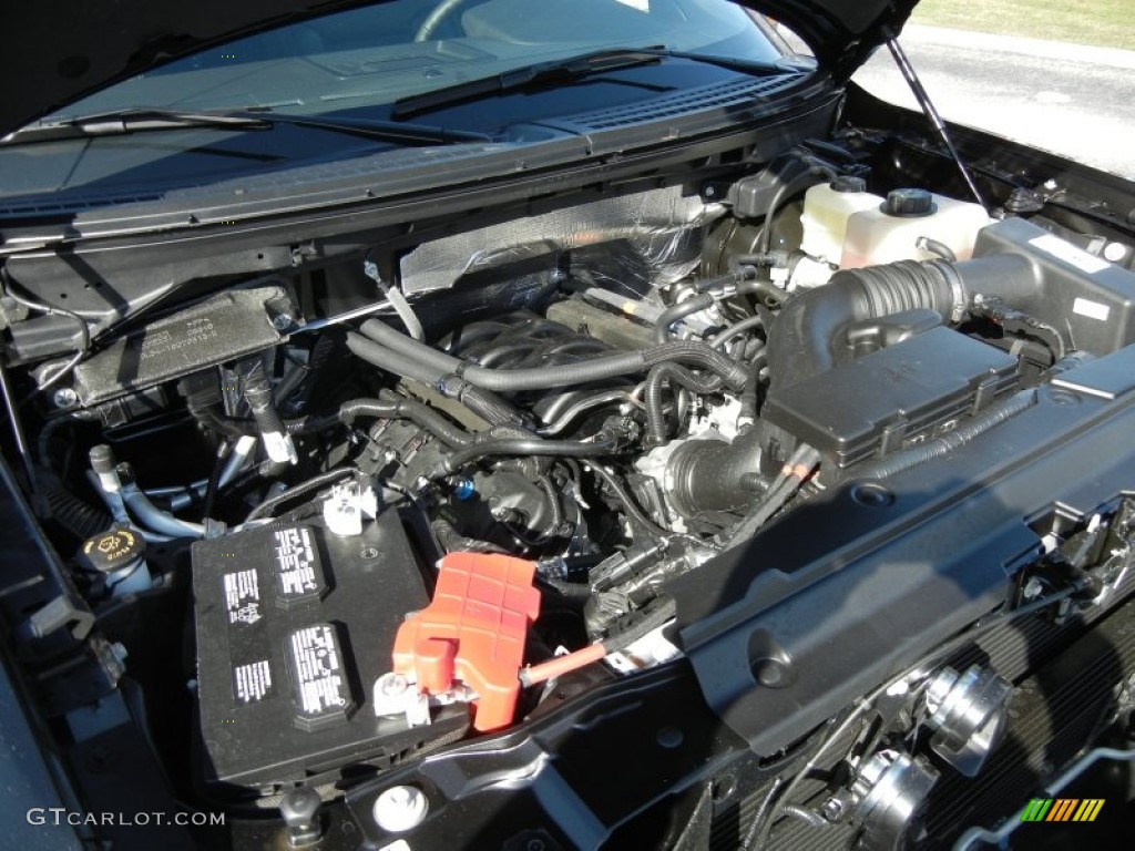 2012 Ford F150 Lariat SuperCrew 4x4 5.0 Liter Flex-Fuel DOHC 32-Valve Ti-VCT V8 Engine Photo #57637360