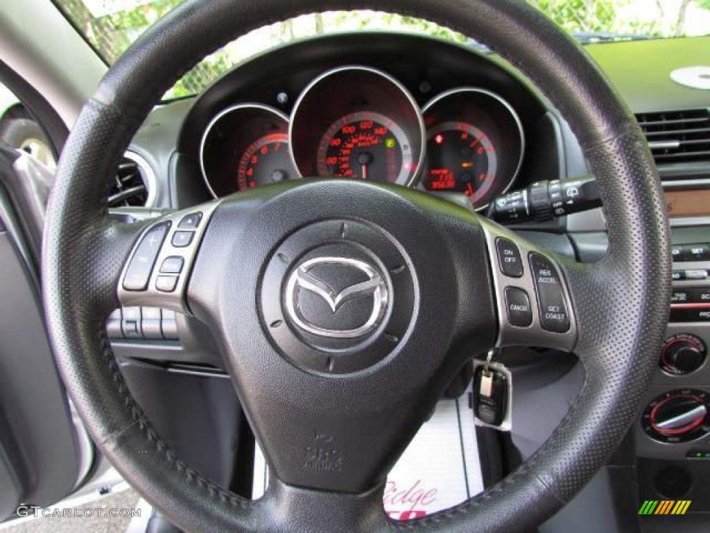 2007 Mazda MAZDA3 s Grand Touring Hatchback Steering Wheel Photos