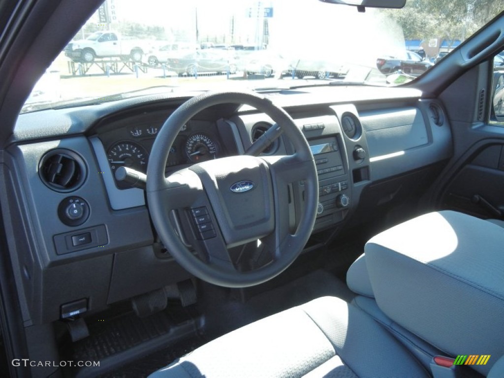 2012 Ford F150 XL Regular Cab Steel Gray Dashboard Photo #57637423