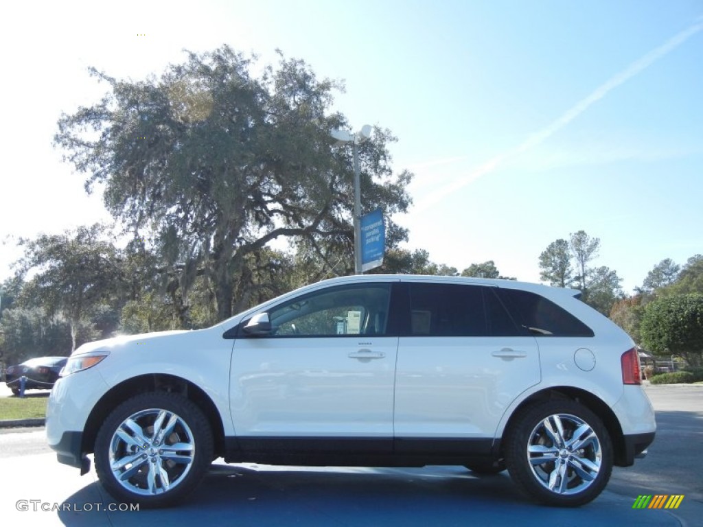 2012 Edge SEL - White Platinum Metallic Tri-Coat / Charcoal Black photo #2