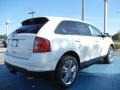2012 White Platinum Metallic Tri-Coat Ford Edge SEL  photo #3