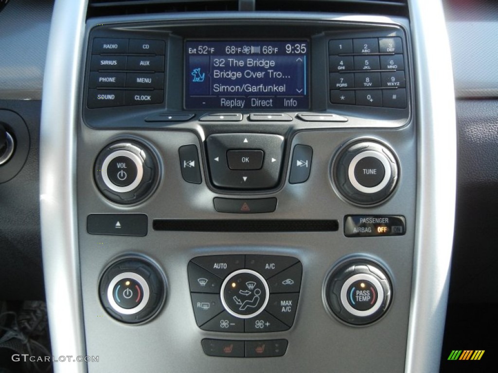 2012 Edge SEL - White Platinum Metallic Tri-Coat / Charcoal Black photo #9