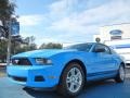 2012 Grabber Blue Ford Mustang V6 Coupe  photo #1