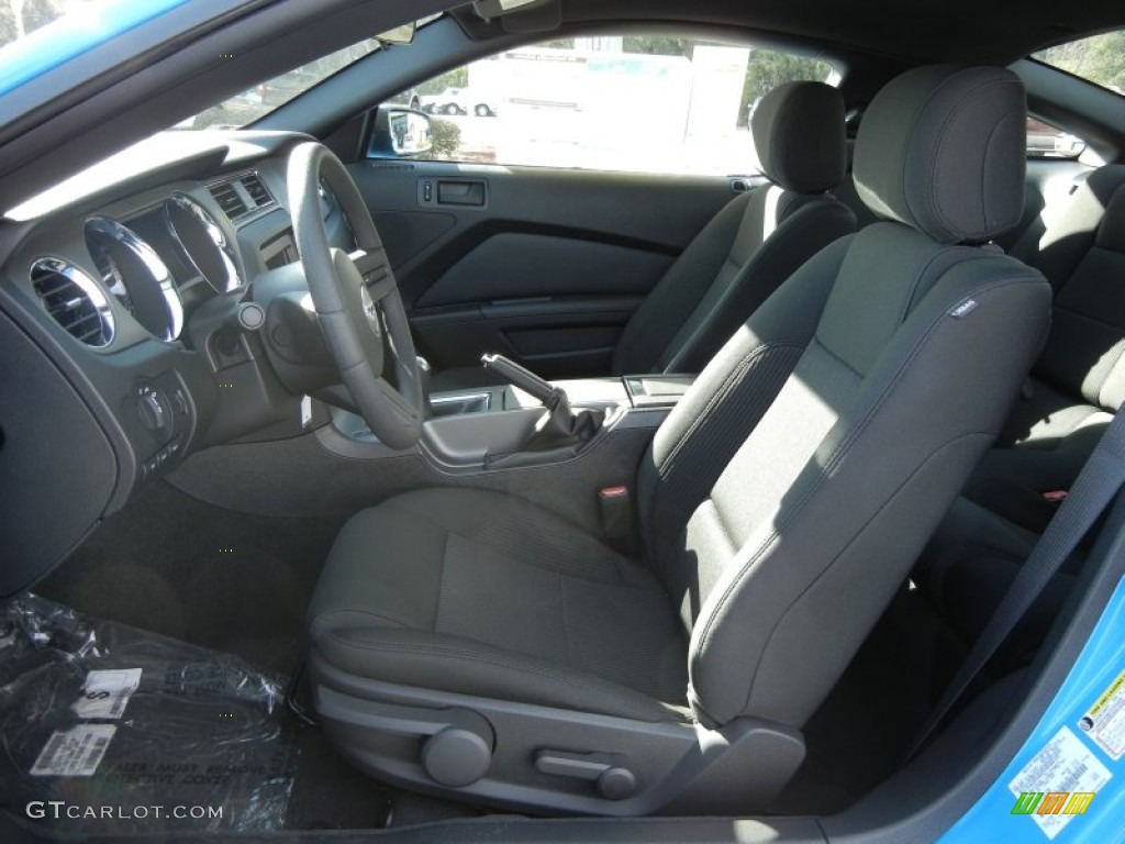 2012 Mustang V6 Coupe - Grabber Blue / Charcoal Black photo #5
