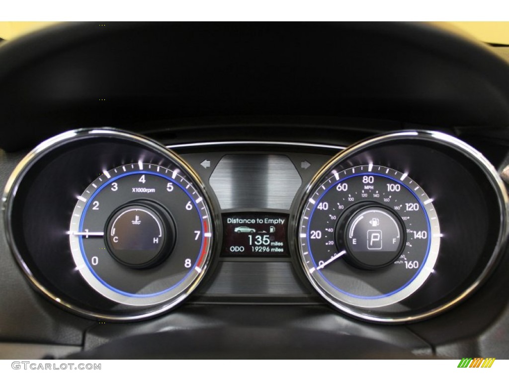 2011 Sonata Limited - Midnight Black / Gray photo #10