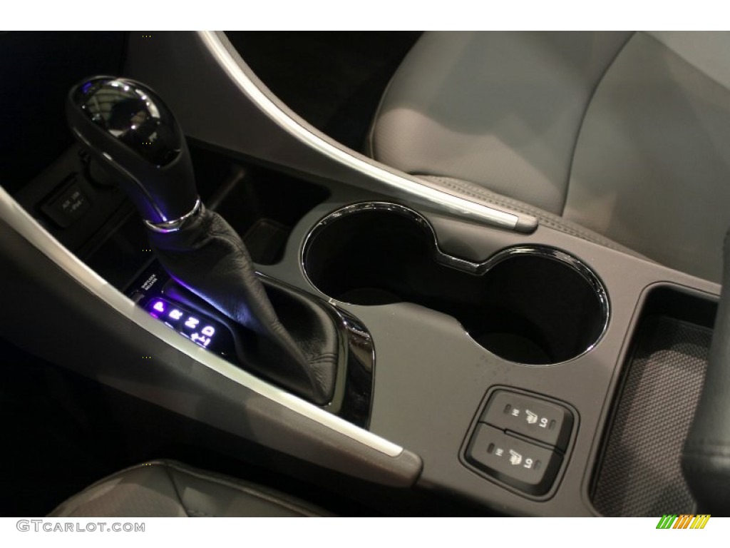 2011 Sonata Limited - Midnight Black / Gray photo #12