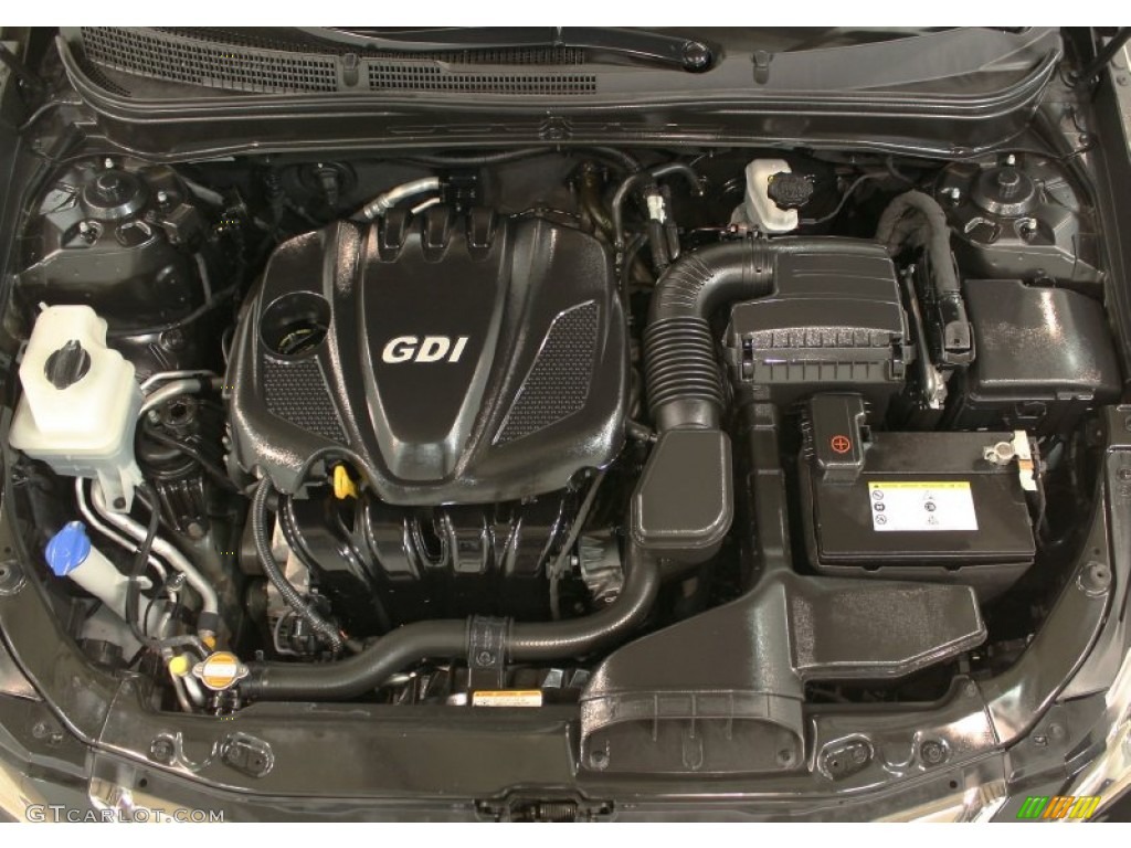 2011 Sonata Limited - Midnight Black / Gray photo #18