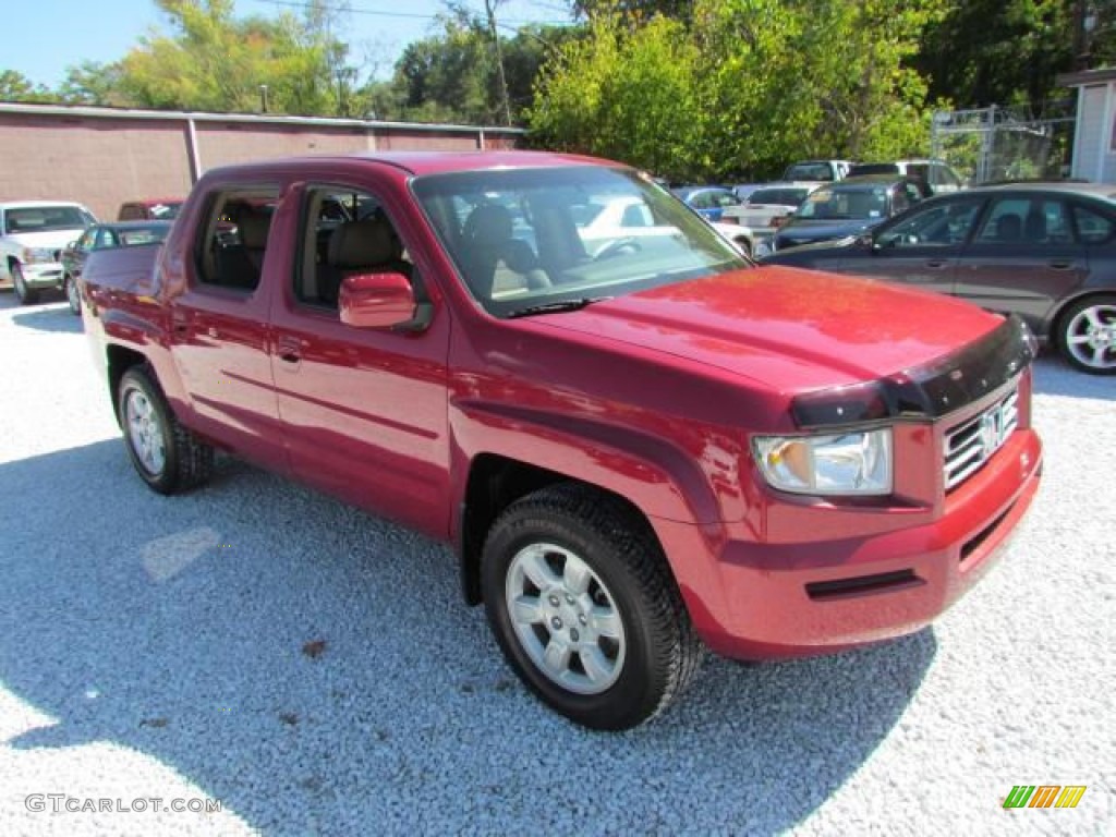 2006 Ridgeline RTS - Redrock Pearl / Beige photo #1