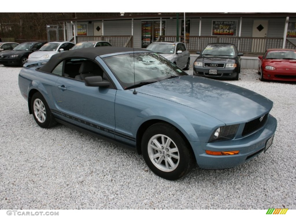 Windveil Blue Metallic Ford Mustang