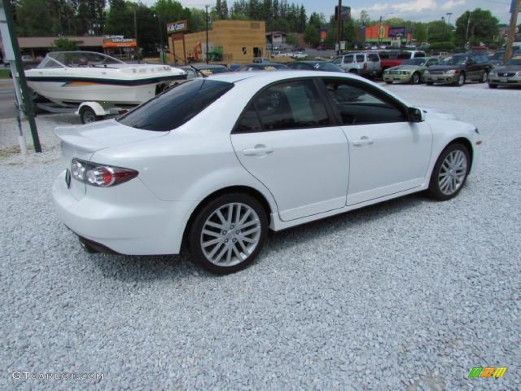 2006 MAZDA6 MAZDASPEED6 Sport - Whitewater Pearl Mica / Black photo #5