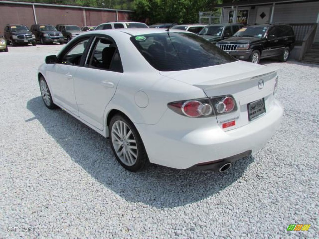 2006 MAZDA6 MAZDASPEED6 Sport - Whitewater Pearl Mica / Black photo #7