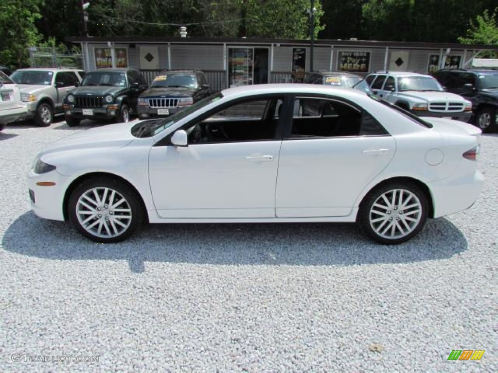 2006 MAZDA6 MAZDASPEED6 Sport - Whitewater Pearl Mica / Black photo #9