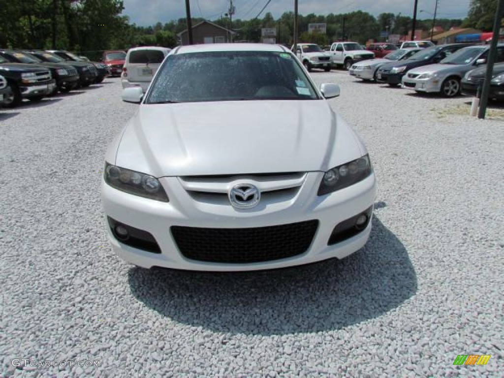 2006 MAZDA6 MAZDASPEED6 Sport - Whitewater Pearl Mica / Black photo #12