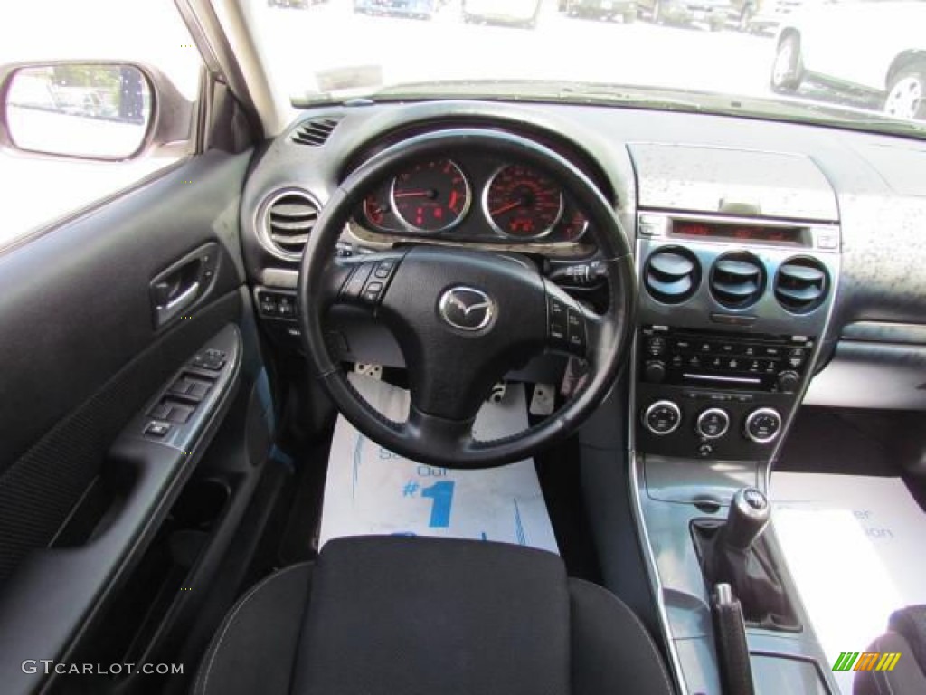2006 MAZDA6 MAZDASPEED6 Sport - Whitewater Pearl Mica / Black photo #25