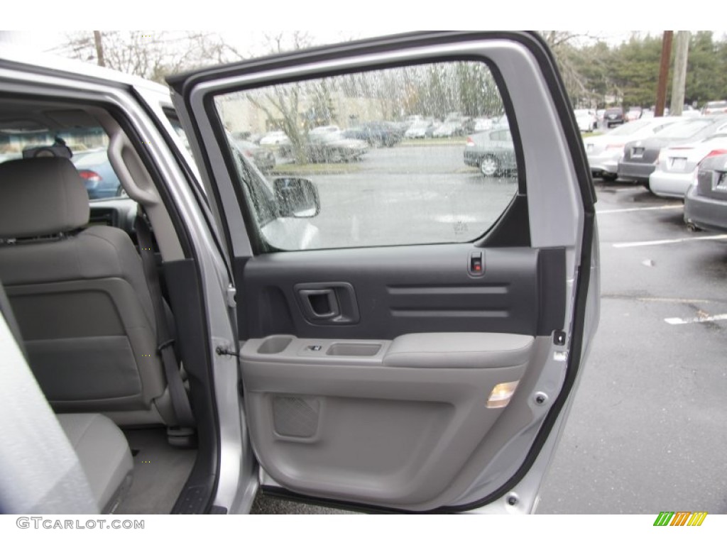 2010 Honda Ridgeline RT Gray Door Panel Photo #57642250