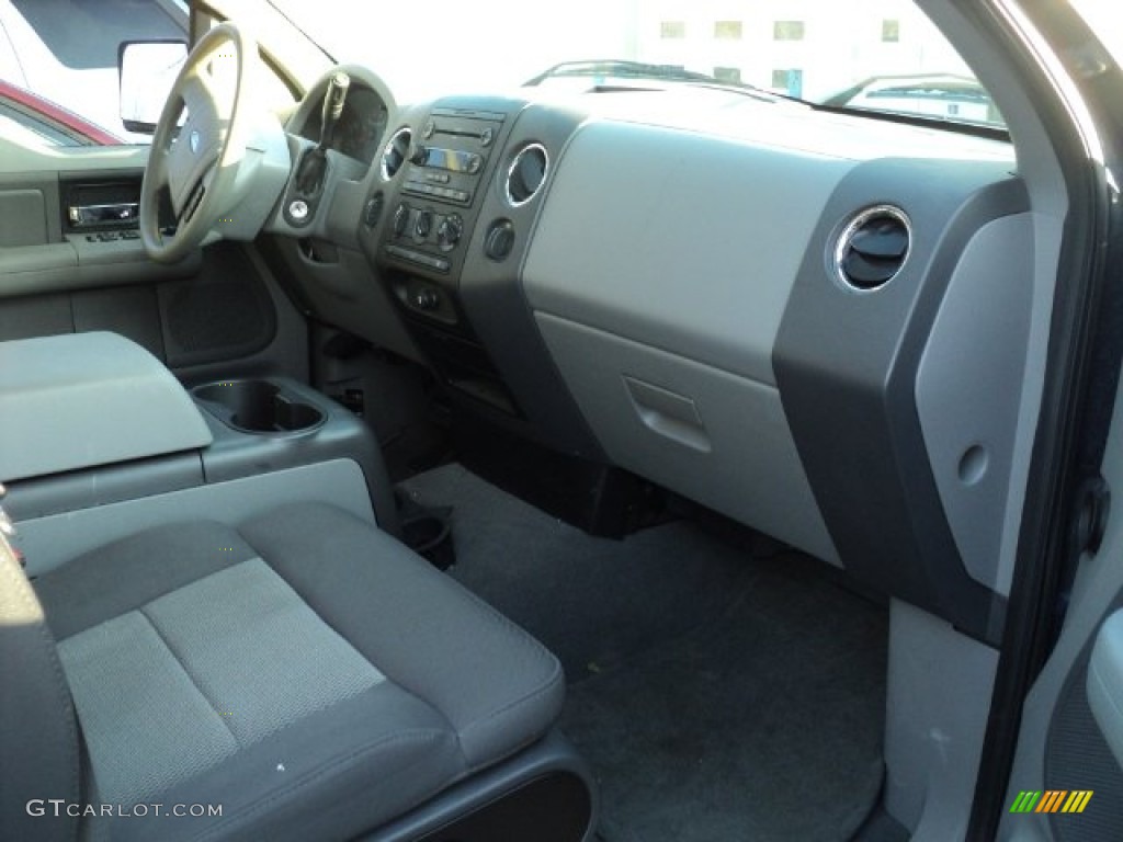 2005 F150 XLT SuperCab 4x4 - Medium Wedgewood Blue Metallic / Medium Flint Grey photo #9