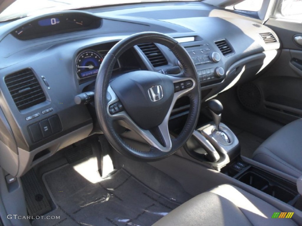 2010 Honda Civic EX-L Sedan Gray Dashboard Photo #57643987