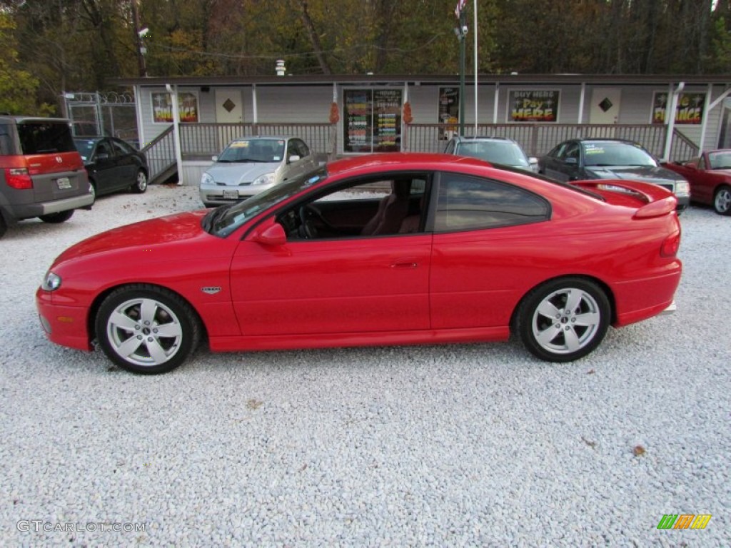 2004 GTO Coupe - Torrid Red / Red photo #7