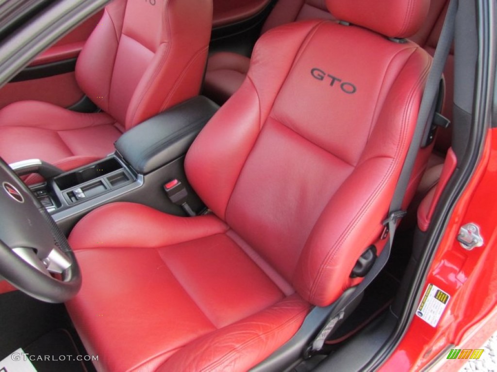 Red Interior 2004 Pontiac GTO Coupe Photo #57644155