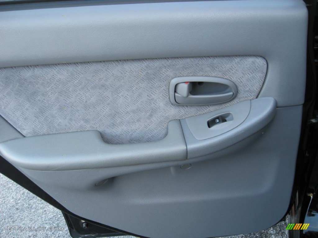 2006 Elantra GLS Sedan - Ebony Black / Gray photo #20