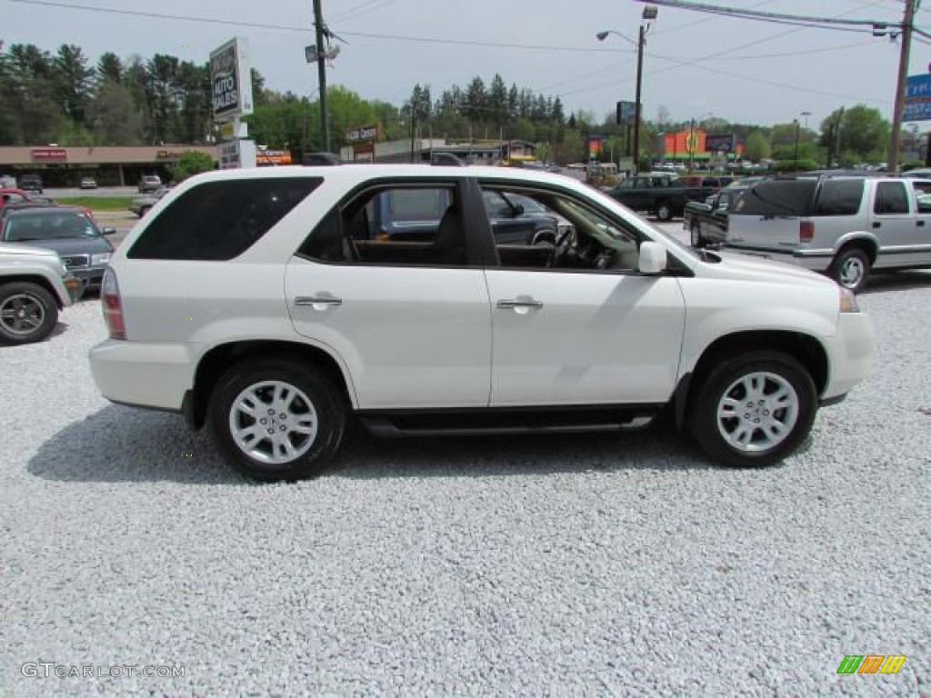2004 MDX Touring - Aspen White Pearl / Saddle photo #3