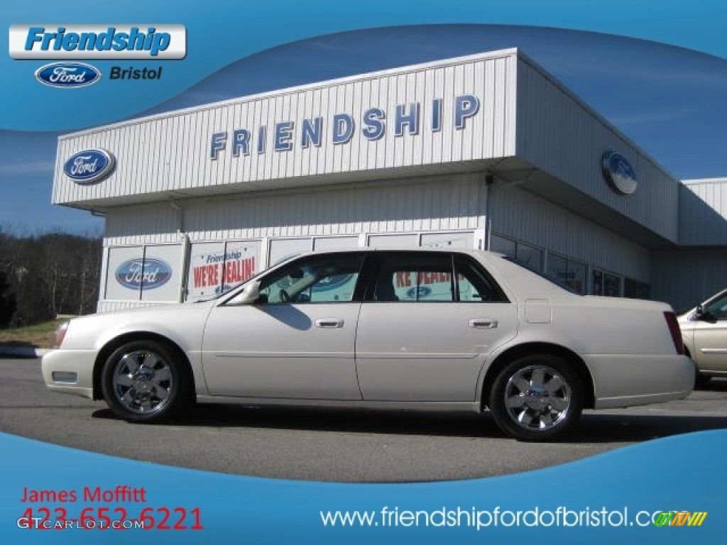 2003 DeVille DTS - White Diamond / Neutral Shale Beige photo #1