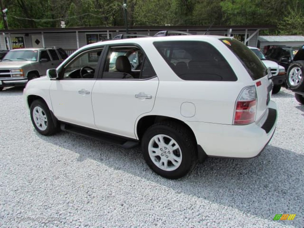2004 MDX Touring - Aspen White Pearl / Saddle photo #8